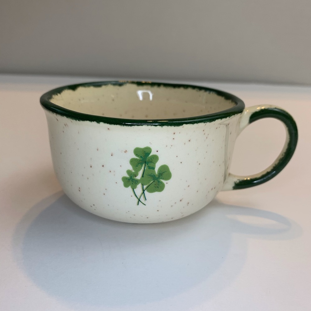 Irish Clover Shamrock Ceramic Coffee Mug